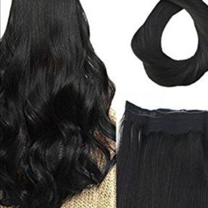 Black hair extensions